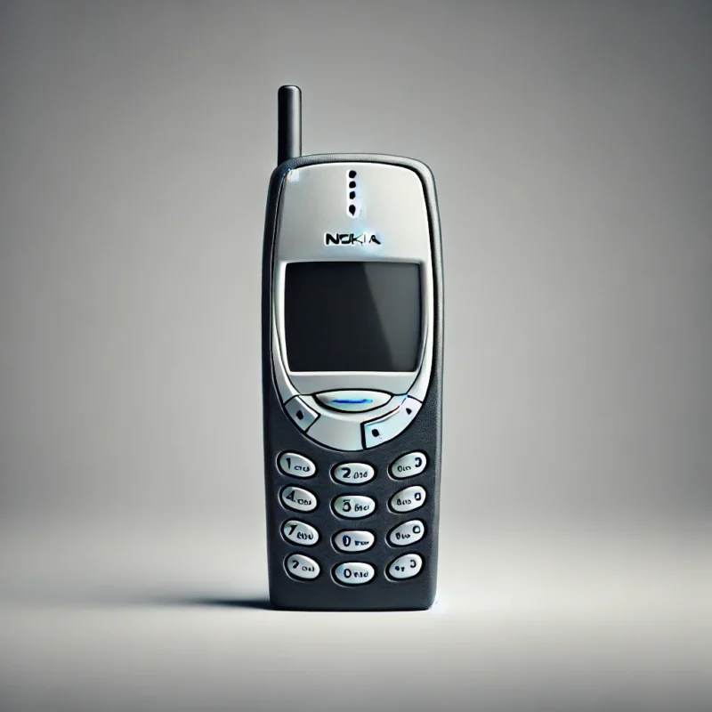 ponsel pertama tanpa antena eksternal yang dirilis pada tahun 1999. Desainnya sederhana dan ikonik, dengan layar monokrom dan tombol fisik.