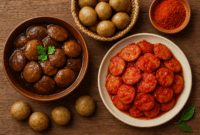 Ilustrasi masakan terbuat dari jengkol