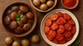 Ilustrasi masakan terbuat dari jengkol